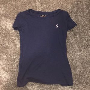 •Blue polo t-shirt•